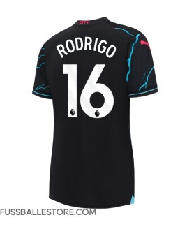 Günstige Manchester City Rodri Hernandez #16 3rd trikot Damen 2023-24 Kurzarm